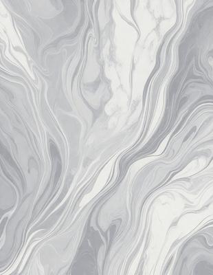 The primary subject of the image is a large, gray marble tile. The setting is a wall, and the visual style is a close-up of the tile. The colors and mood of the image are predominantly gray, giving it a calm and sophisticated appearance.