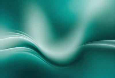 The primary subject of the image is a blue and green ocean wave. The setting is the ocean, with the wave being the main focus of the image. The visual style is a digital art or illustration, as the wave appears to be a digital representation of a natural phenomenon. The dominant colors are blue and green, creating a serene and calming atmosphere.