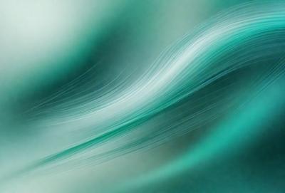 The primary subject of the image is a white and green wave, which appears to be a digital art or illustration. The wave is set against a green background, creating a vibrant and lively atmosphere. The visual style of the image suggests that it is a creative and artistic representation of the ocean's movement.