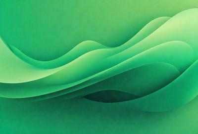 The primary subject of the image is a green wave or water ripple, which is the main focus of the image. The setting is a green background, which adds to the overall atmosphere of the image. The visual style is a combination of a photo and digital art, creating a unique and eye-catching design. The colors and mood of the image are predominantly green, giving it a calming and serene appearance.