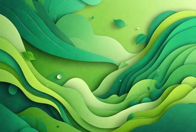 The primary subject of the image is a green leafy plant, which is the main focus of the image. The setting is a lush green environment, with a backdrop of a green leafy plant. The visual style is a combination of a photo and digital art, creating a realistic and vibrant representation of the plant. The colors and mood are predominantly green, giving the image a fresh and natural atmosphere.