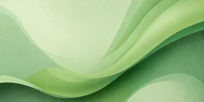 The primary subject of the image is a green, swirling, and flowing pattern. The setting is a green background, which complements the vibrant green color of the pattern. The visual style is a digital art or illustration, as the pattern appears to be a digital creation. The colors and mood of the image are predominantly green, creating a sense of calmness and tranquility.