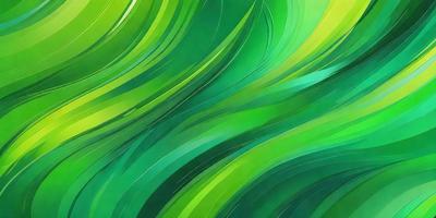 The primary subject of the image is a large, colorful, and intricate green leaf pattern. The leaf pattern is displayed on a green background, creating a vibrant and lively atmosphere. The visual style of the image is a combination of digital art and illustration, showcasing the detailed and artistic nature of the leaf pattern. The colors and mood of the image are predominantly green, with the leaf pattern being the main focus and source of visual interest.