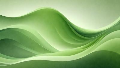 The primary subject of the image is a large, curved, and colorful mountain. The mountain is depicted in a digital art style, with a green and white color scheme. The setting is a lush, green landscape, and the background features a sky. The visual style of the image is a combination of digital art and illustration, creating a vibrant and dynamic scene.