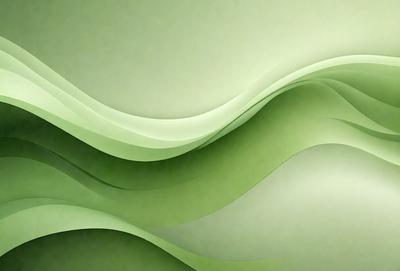 The primary subject of the image is a green wave or ripple pattern. The setting is a green background, which creates a visually appealing contrast with the green wave. The visual style is a combination of digital art and illustration, giving the image a unique and artistic appearance. The dominant colors are green, which creates a calm and soothing atmosphere.
