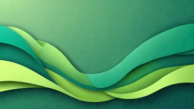 The primary subject of the image is a green and white wave, which is the main focus of the scene. The wave is depicted in a digital art style, giving it a modern and visually appealing appearance. The setting is a green background, which complements the wave and adds to the overall atmosphere of the image. The colors and mood of the image are predominantly green and white, creating a sense of calmness and tranquility.