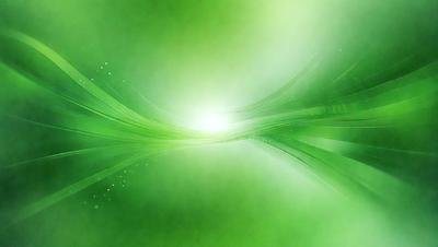 The primary subject of the image is a green background with a bright light source, creating a luminous and vibrant atmosphere. The setting appears to be a natural environment, possibly a forest or a field. The visual style of the image is a combination of photo and digital art, as it captures the essence of a natural scene while also showcasing the artist's creativity. The colors and mood of the image are predominantly green, with the bright light source adding a sense of warmth and energy to the