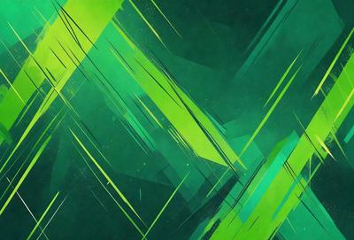 The primary subject of the image is a green and white patterned background. The setting is a green and white geometric pattern, which creates a visually appealing and artistic atmosphere. The visual style of the image is a combination of digital art and illustration, showcasing the artist's creativity and skill in designing the pattern. The colors and mood of the image are predominantly green and white, giving it a fresh and clean appearance.