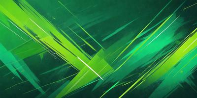 The primary subject of the image is a green and white painting or drawing. The setting is a green background, which complements the colors of the artwork. The visual style appears to be a combination of digital art and illustration, creating a unique and vibrant atmosphere. The dominant colors are green and white, which create a sense of freshness and tranquility.