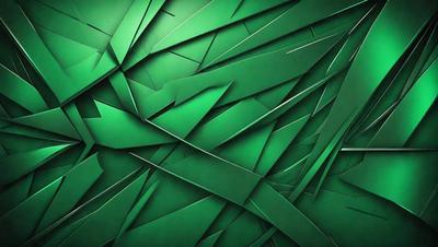 The primary subject of the image is a close-up of a green leaf, which is the main object in the scene. The setting is a green background, which adds to the overall atmosphere. The visual style is a combination of a photo and digital art, creating a unique and intricate pattern. The colors and mood are predominantly green, giving the image a fresh and lively appearance.