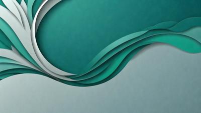The primary subject of the image is a wave, which is the main object, scene, or focus of the image. The wave is depicted in a digital art style, with a blue and green color scheme that gives it a calming and serene atmosphere. The setting or background of the image is a blue and green surface, which complements the wave's colors and adds to the overall visual appeal of the artwork.