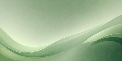 The primary subject of the image is a green and white painting or drawing. The setting is a white wall, and the visual style appears to be a digital art or illustration. The colors and mood of the image are predominantly green and white, creating a calm and serene atmosphere.