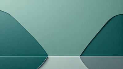 The primary subject of the image is a blue wall with a green background. The setting appears to be a room with a blue and green color scheme. The visual style of the image is a combination of a photo and a digital art, illustration, or drawing. The dominant colors in the image are blue and green, creating a calm and soothing atmosphere.