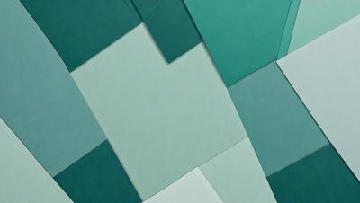 The primary subject of the image is a green and white square, which is part of a larger pattern. The setting is a green background, and the visual style appears to be a combination of digital art and illustration. The colors and mood of the image are predominantly green and white, creating a calm and soothing atmosphere.
