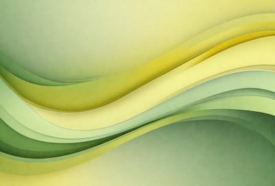 The primary subject of the image is a yellow and green striped pattern. The setting is a green background, and the visual style appears to be a digital art or illustration. The dominant colors are yellow and green, creating a lively and vibrant atmosphere.