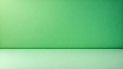 The primary subject of the image is a green wall. The setting is a room with a green wall, and the visual style is a photo. The dominant colors are green, and the overall atmosphere is calm and serene.
