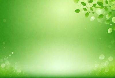 The primary subject of the image is a green background with a leaf pattern. The setting is a green wall, and the visual style is a digital art or illustration. The dominant colors are green and white, creating a calm and serene atmosphere.