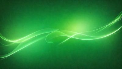 The primary subject of the image is a green background with a swirling pattern. The setting is a green screen, and the visual style is a digital art or illustration. The dominant colors are green and white, creating a calm and soothing atmosphere.