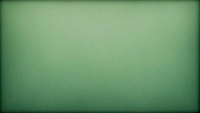 The primary subject of the image is a large, green wall. The setting is a plain, empty room with no other objects or people visible. The visual style is a close-up of the green wall, which gives a sense of depth and texture. The colors and mood of the image are predominantly green, creating a calm and serene atmosphere.