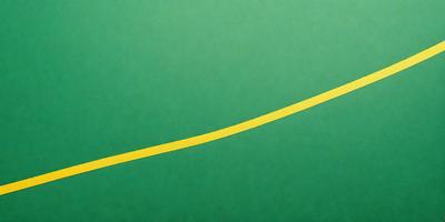 The primary subject of the image is a yellow line on a green background. The setting appears to be a wall or a surface with a green color. The visual style of the image is a combination of a photo and a digital art, illustration, or drawing. The colors and mood of the image are predominantly green and yellow, creating a vibrant and lively atmosphere.