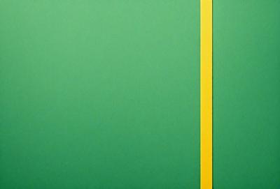 The primary subject of the image is a green wall with a yellow line on it. The setting is indoors, possibly in a room or a hallway. The visual style appears to be a combination of a photo and a drawing, with the green wall and yellow line being the main focus. The colors and mood of the image are predominantly green and yellow, creating a warm and inviting atmosphere.