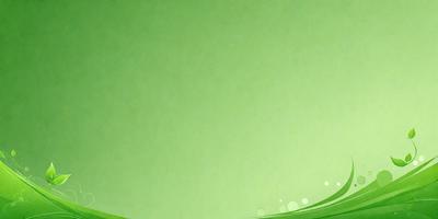 The primary subject of the image is a green background. The setting is a large, empty space with no visible objects or people. The visual style is digital art, as the background appears to be a digital painting. The colors and mood are predominantly green, creating a calm and serene atmosphere.
