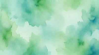 The primary subject of the image is a green, watercolor-style painting of a leafy plant. The setting is a green background, which complements the vibrant green color of the plant. The visual style is a watercolor painting, giving the image a unique and artistic appearance. The colors and mood of the image are predominantly green, creating a serene and natural atmosphere.
