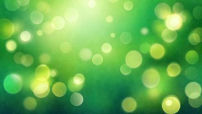 The primary subject of the image is a bright green background with a pattern of green and yellow lights. The setting is a bright and colorful environment, likely a digital art or illustration. The visual style is a combination of bright colors and a pattern of lights, creating a vibrant and lively atmosphere.