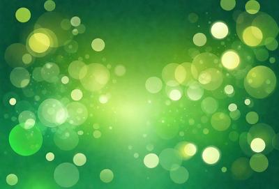 The primary subject of the image is a bright green background with a pattern of green and yellow lights. The setting is a dark background, which contrasts with the bright green and yellow lights. The visual style is a digital art or illustration, as the lights are arranged in a visually appealing manner. The colors and mood of the image are lively and energetic, with the green and yellow lights creating a vibrant and dynamic atmosphere.