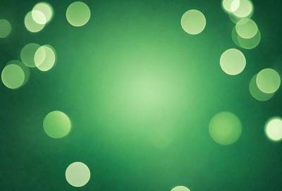 The primary subject of the image is a green background with a pattern of green lights. The setting is a dark background, and the visual style appears to be a digital art or illustration. The colors and mood of the image are predominantly green, creating a calm and serene atmosphere.