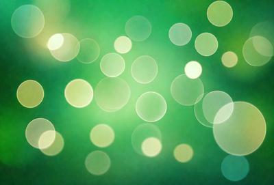 The primary subject of the image is a close-up of a green background with a pattern of bright, glowing lights. The setting appears to be a brightly lit room, possibly a studio or a stage. The visual style of the image is a combination of a photo and digital art, creating a unique and eye-catching effect. The colors and mood of the image are predominantly green, with the bright lights adding a sense of energy and vibrancy to the scene.
