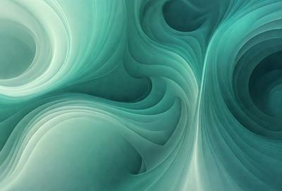 The primary subject of the image is a large, swirling, and colorful design, which appears to be a digital art or illustration. The setting is a blue background, which complements the vibrant colors of the design. The visual style suggests that the image is a creative and artistic representation, rather than a photo or a clipart. The dominant colors and overall atmosphere of the image are lively and energetic, with a strong focus on the swirling patterns and the blue background.