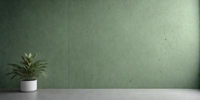 The primary subject of the image is a green wall. The setting is a room with a green wall, and the visual style is a photo. The dominant colors are green, and the overall atmosphere is calm and serene.