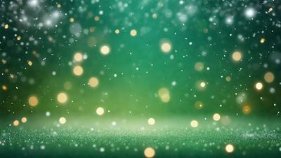The primary subject of the image is a green background with a pattern of bright lights, creating a visually appealing and lively atmosphere. The setting appears to be a brightly lit environment, possibly an outdoor event or a well-lit indoor space. The visual style of the image is a combination of a photo and digital art, as the bright lights are captured in a way that resembles a painting or a digital artwork. The colors and mood of the image are predominantly green, with the bright lights adding a