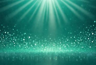 The primary subject of the image is a bright, shining light source, which appears to be a sun or a light bulb. The light source is surrounded by a green background, giving the scene a vibrant and lively atmosphere. The visual style of the image is a combination of photo and digital art, creating a unique and eye-catching effect. The colors and mood of the image are predominantly green, with the light source being the main focus and creating a sense of warmth and energy.