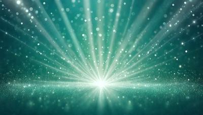 The primary subject of the image is a bright light source, possibly a star or a light bulb, surrounded by a green background. The light source appears to be the main focus of the image, and it is illuminating the surrounding area. The visual style of the image is a combination of a photo and digital art, creating a unique and eye-catching effect. The colors in the image are predominantly green, with the light source being the main source of brightness and contrast. The overall atmosphere of the image is one of