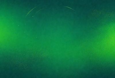 The primary subject of the image is a green background with a few yellow dots. The setting appears to be a dark room, and the visual style is a digital art or illustration. The dominant colors are green and yellow, creating a calm and soothing atmosphere.
