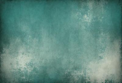 The primary subject of the image is a blue wall with a textured, weathered appearance. The setting is a room with a blue-green color scheme. The visual style is a combination of a photo and a digital art, illustration, or drawing. The dominant colors are blue and green, creating a calm and soothing atmosphere.