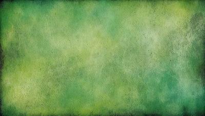 The primary subject of the image is a green background, which appears to be a painting or a drawing. The setting is a wall, and the visual style is artistic. The colors and mood of the image are predominantly green, creating a calm and serene atmosphere.