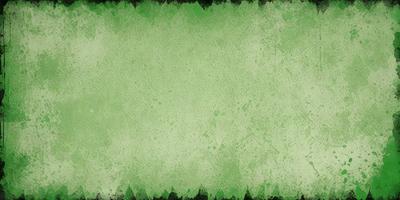 The primary subject of the image is a green background with a mottled texture. The setting is a large, empty space with no visible objects or people. The visual style is a combination of a photo and digital art, creating a unique and interesting appearance. The colors and mood of the image are predominantly green, giving it a calm and serene atmosphere.