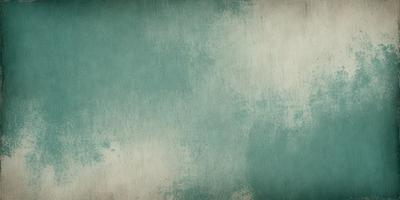 The primary subject of the image is a blue wall with a greenish tint. The setting is a room with a white background. The visual style is a painting, and the colors and mood are calming and serene.