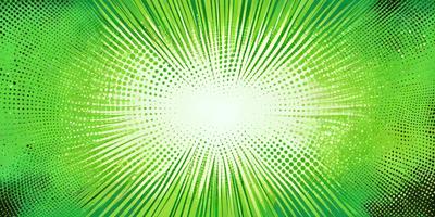 The primary subject of the image is a bright green light, which appears to be a light source or a neon sign. The setting is a green background, which complements the green light. The visual style is a digital art or illustration, as the light appears to be a part of a larger design or pattern. The colors and mood of the image are predominantly green, creating a vibrant and lively atmosphere.
