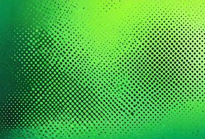 The primary subject of the image is a green background with a pattern of dots. The setting appears to be a green wall or a green surface. The visual style of the image is a pattern or a texture, which gives it a unique and interesting appearance. The colors in the image are predominantly green, creating a calm and soothing atmosphere.