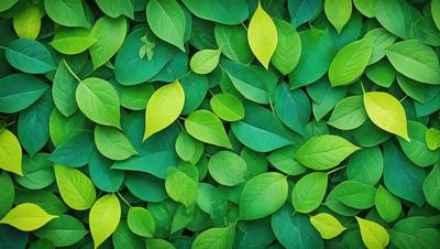 The primary subject of the image is a large green leafy plant with many leaves. The plant is surrounded by a lush green background, creating a vibrant and natural atmosphere. The visual style of the image is a close-up of the plant, showcasing its intricate details. The dominant colors in the image are green, which is prevalent in the plant's leaves, and the lush green background that complements the plant's color.