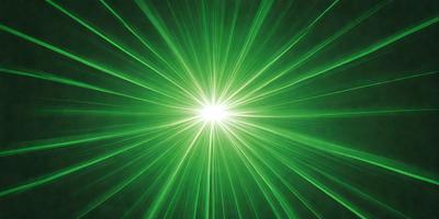 The primary subject of the image is a bright green light, which appears to be a neon light or a light source with a green hue. The setting is a dark background, which contrasts with the bright green light. The visual style of the image is a close-up of the green light, emphasizing its vibrant color and intensity. The colors and mood of the image are predominantly green, creating a lively and energetic atmosphere.