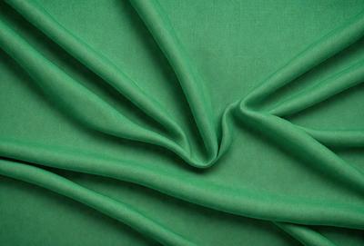 The primary subject of the image is a green fabric, which is the main object, scene, or focus of the image. The setting or background is a green cloth, and the visual style is a photo. The colors and mood of the image are predominantly green, creating a calm and serene atmosphere.