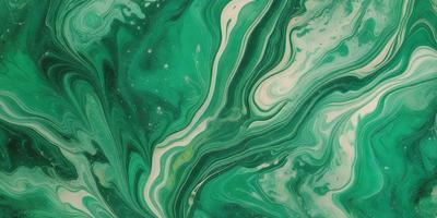 The image features a vibrant green background with a variety of swirls and patterns. The primary subject is a close-up of a green and white swirl, which appears to be a part of a larger, more intricate design. The setting is a colorful, artistic environment that showcases the beauty of the swirls and patterns. The visual style is a combination of digital art and illustration, creating a captivating and dynamic scene. The colors and mood of the image are lively and energetic, with