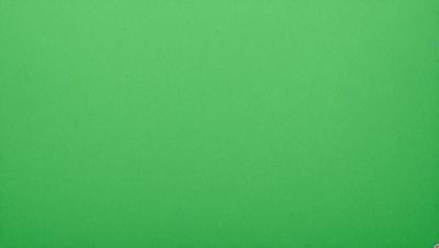 The primary subject of the image is a large, bright green background. The setting is a plain, empty space with no visible objects or people. The visual style is a close-up of the green background, which creates a sense of depth and focus. The colors and mood of the image are predominantly green, giving it a calm and serene atmosphere.