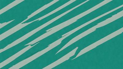 The primary subject of the image is a pattern of white and blue stripes. The setting is a blue background, and the visual style appears to be a digital art or illustration. The colors and mood of the image are predominantly blue and white, creating a calm and serene atmosphere.