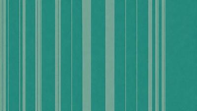 The primary subject of the image is a green and white striped pattern. The setting is a wall, and the visual style is a patterned wallpaper. The colors and mood of the image are predominantly green and white, creating a calm and soothing atmosphere.